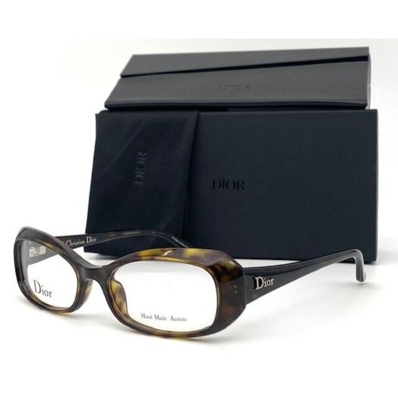 CHRISTIAN DIOR CD3213 0086 Green Brown Havana / Demo Lens 52mm Eyeglasses - Picture 1 of 4